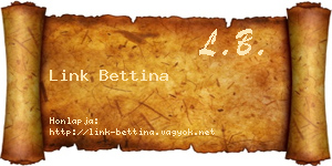 Link Bettina névjegykártya
